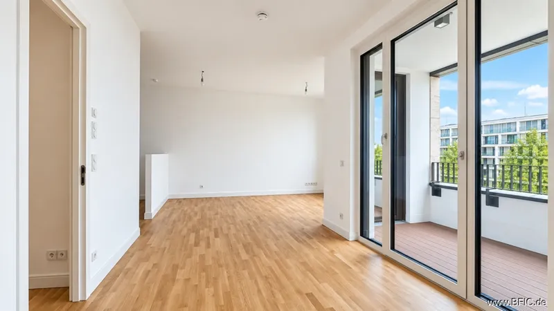 Erstbezug mit Spreeblick: 2-Zimmer-Neubau mit Einbauküche und Balkon in Berlin-Friedrichshain — photo 1